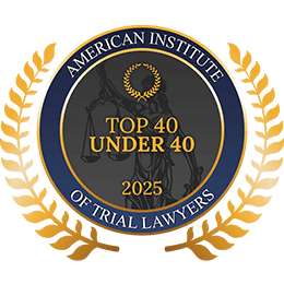 Top 40 Under 40 2025 badge