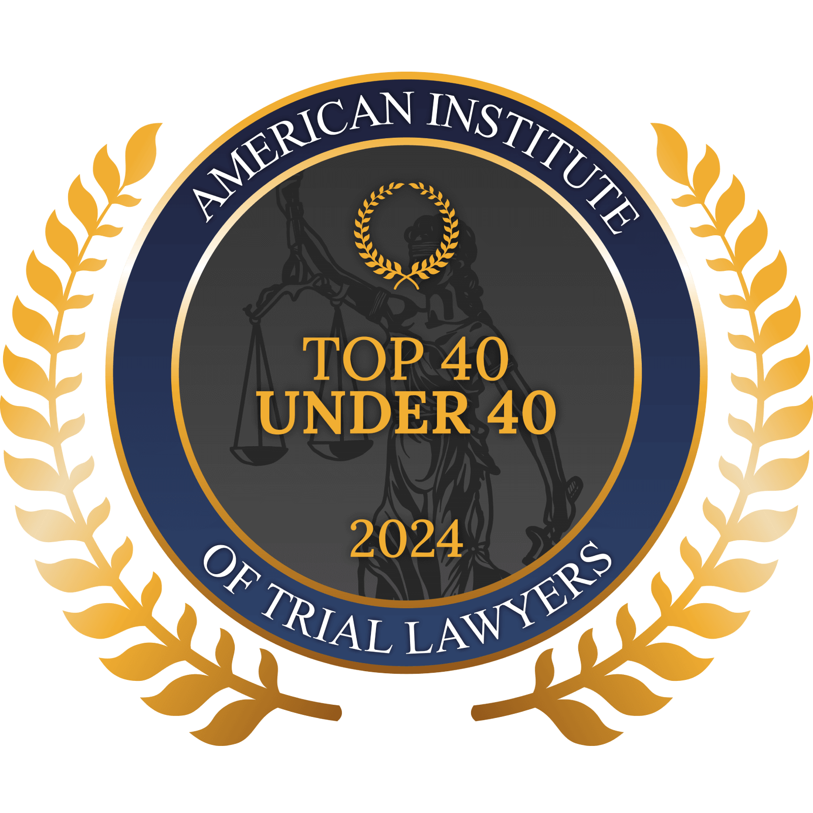 Top 40 Under 40 2024 badge