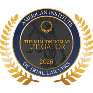 2026-badge-aiotl-mdl-large Million Dollar Litigator 2026 badge